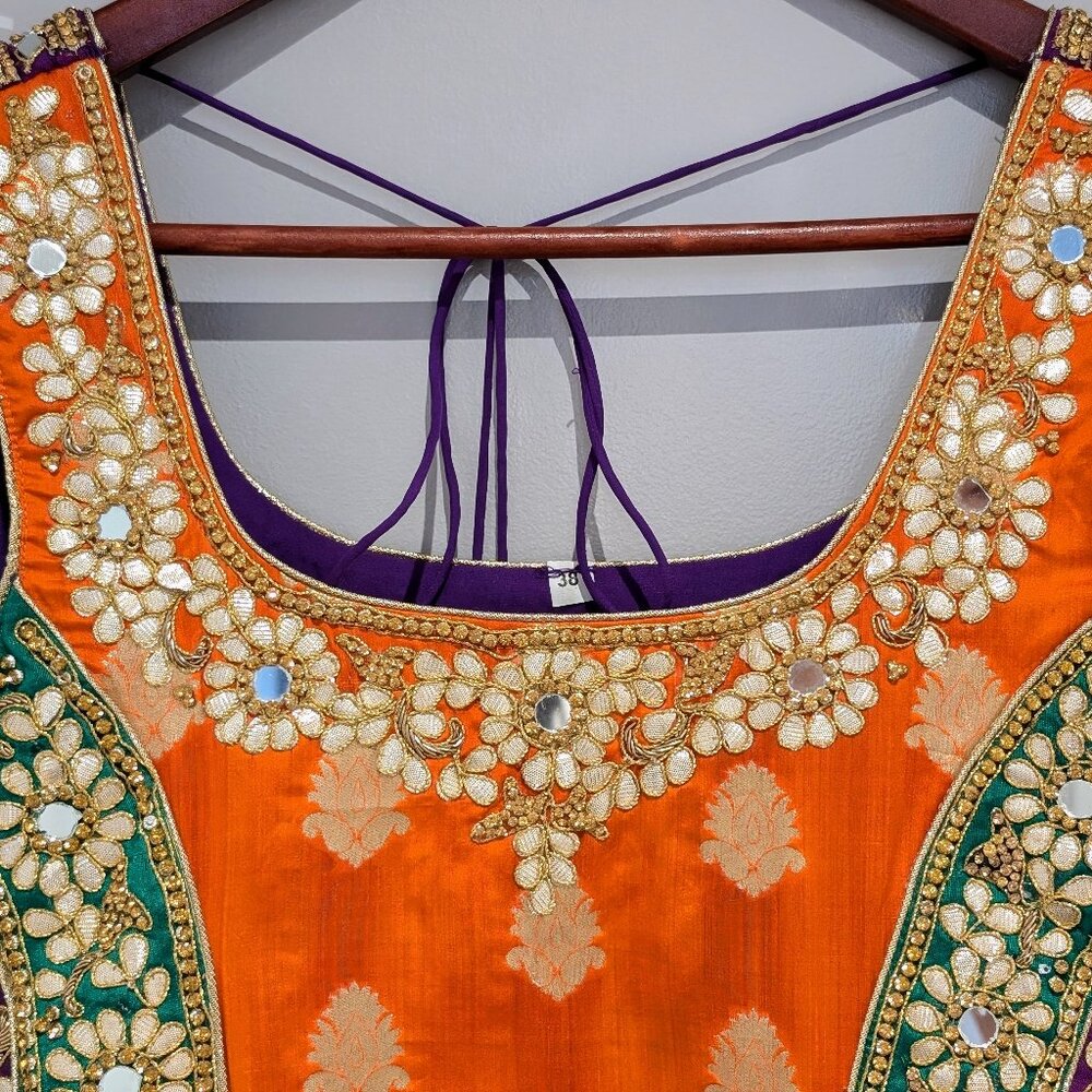 Real Mirrorwork Gota Pathi Punjabi Suit